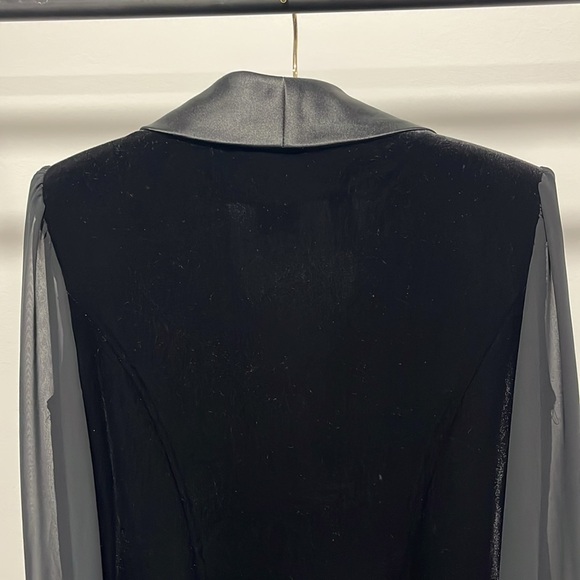 ALEX evenings, black velvet blouse, size S, great condition. - Picture 7 of 15